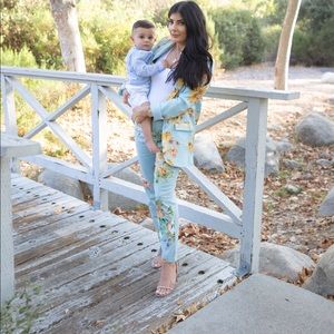 Floral suit Jacket blazer